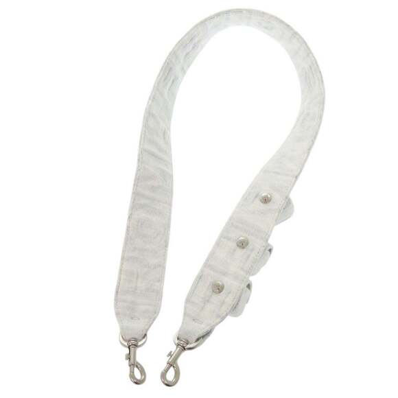 Fendi x MARC JACOBS Marc Jacobs Denim Stone Blue White Shoulder Strap 0847FENDI - Picture 4 of 7